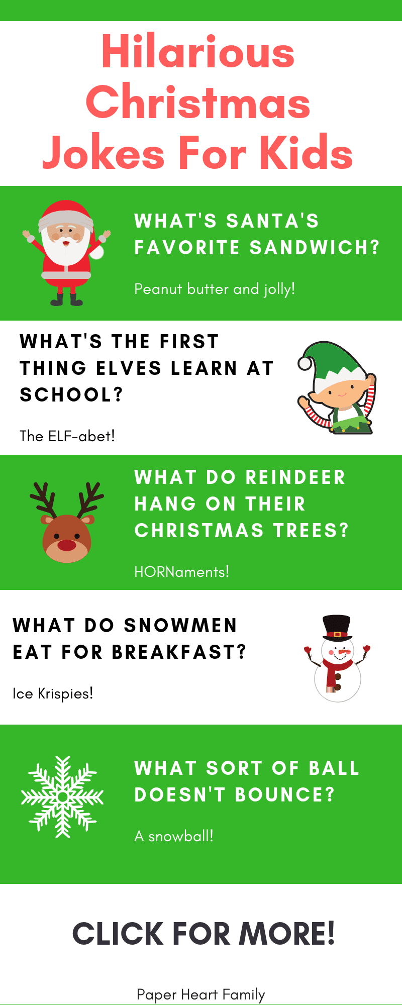 82 christmas jokes for kids